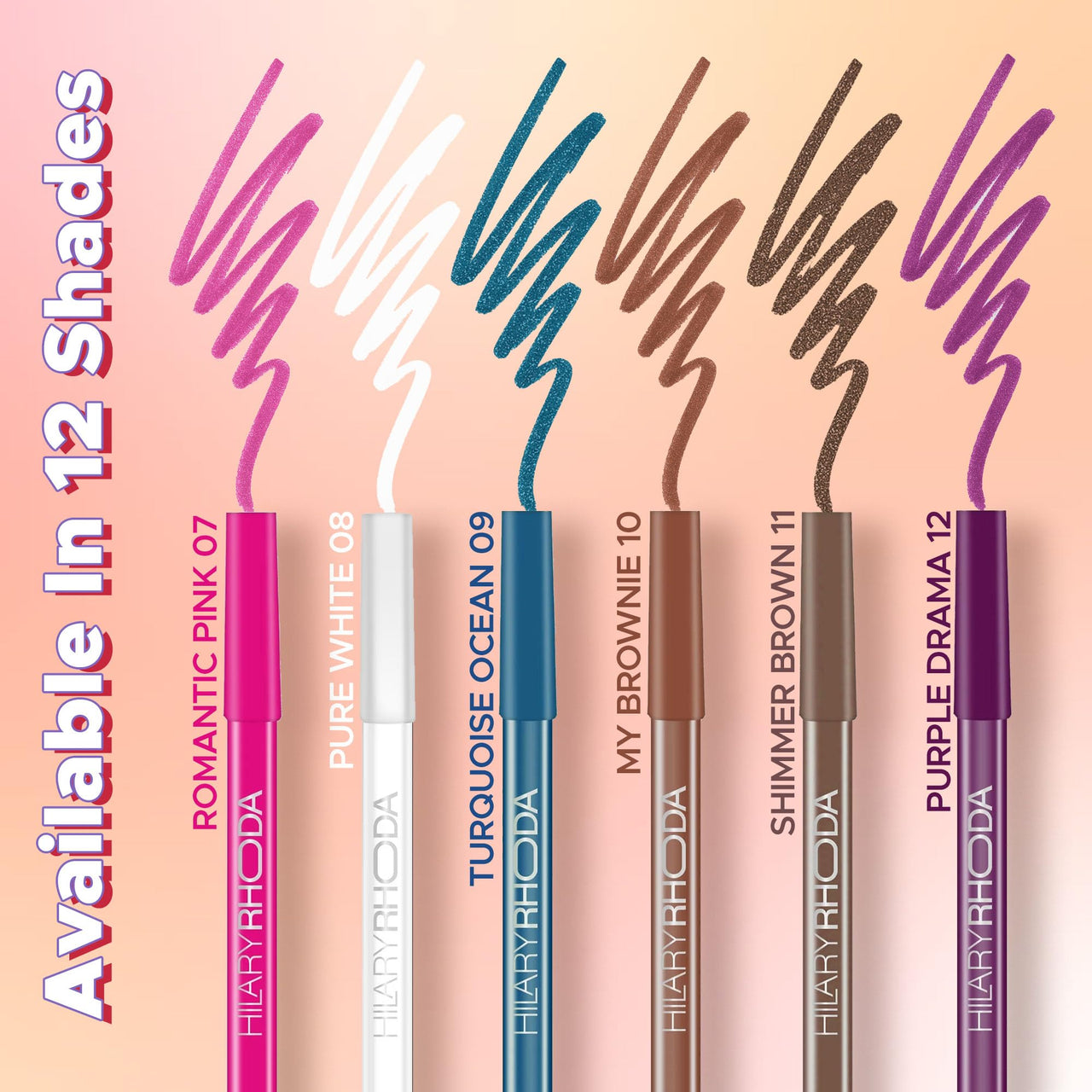 Hilary Rhoda Play n Blend Gel Eyeliner | One Stroke Application | Highly Pigmented | Matte & Shimmer Finish | 2 in 1 Smudger + Eyeliner | Butter Smooth Texture | 1.5g - (Deep Green | Shade 06)