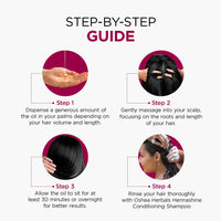 Oshea Herbals Natural Hair Growth Oil | Strengthens Hair, Prevent Hair Fall & Promotes Hair Growth with Healthy Scalp | Enriched with Onion Bulb & Ginger Extract - 110ml (Pack of 2)