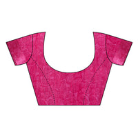 Tarshika Women's  Linen Blend Printed Saree With Blouse Piece(LINEN SAREE_NEW)