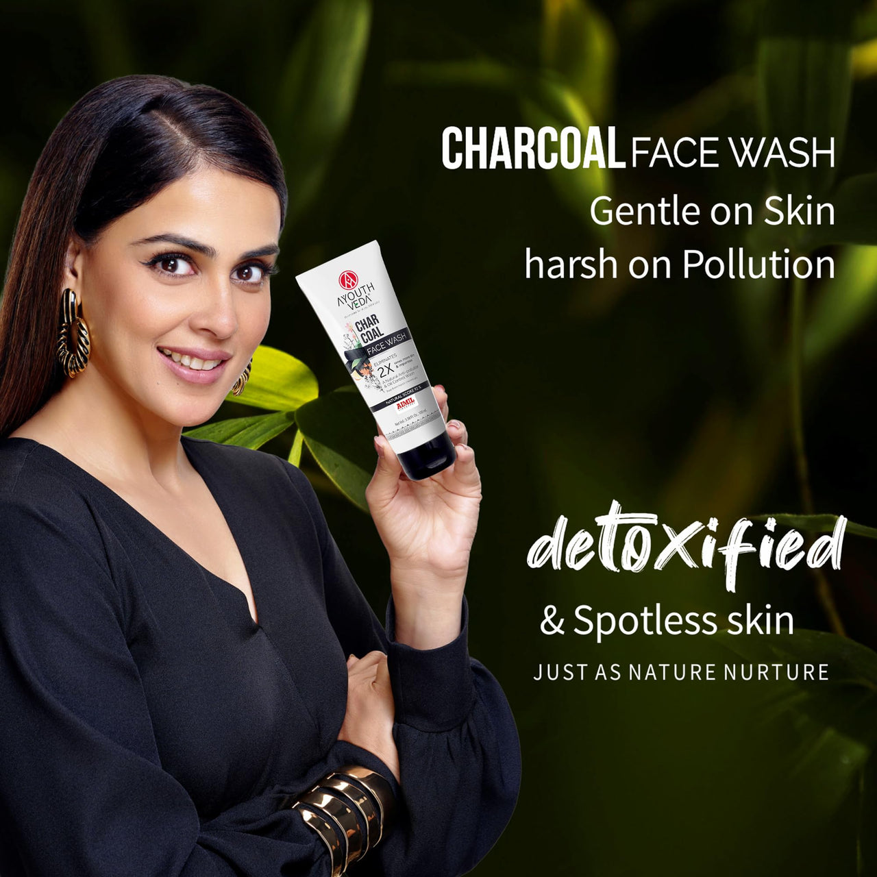 Ayouthveda charcoal face wash