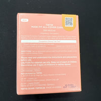 TIRTIR Mask All-Cover Cushion Foundation, Full coverage, Skin fit, Satin Glow Finish, Korean Cushion Foundation #25N MOCHA, 4.5g