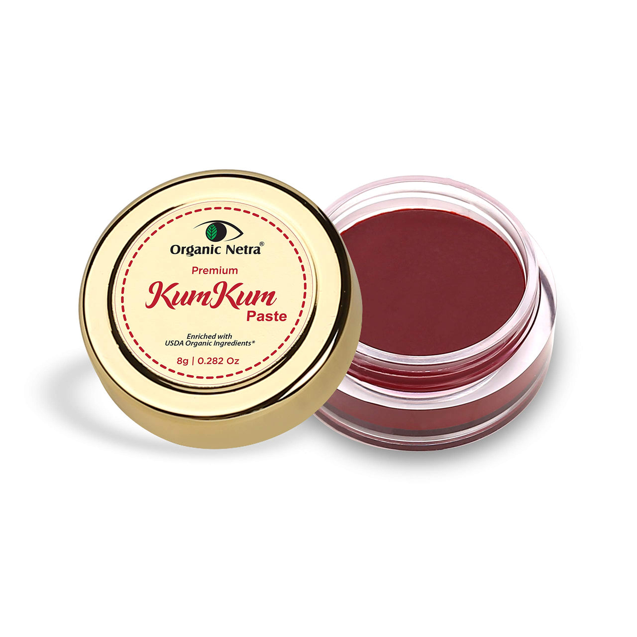 Organic Netra Organic Netra Sindoor/Kumkum Paste - 8gm | Waterproof Long lasting, Smudge Proof Sindoor
