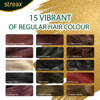 Streax Cream Hair Color for Unisex, 120ml - 0.6 Flame Red (Pack of 4)
