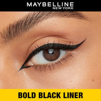 Maybelline New York Matte Lipstick, Intense Colour, 676 East Village Rose, 3.9g & Maybelline New York Eyeliner, Smudge-proof and waterproof, Long-lasting, Colossal Bold Liner, Black, 3g