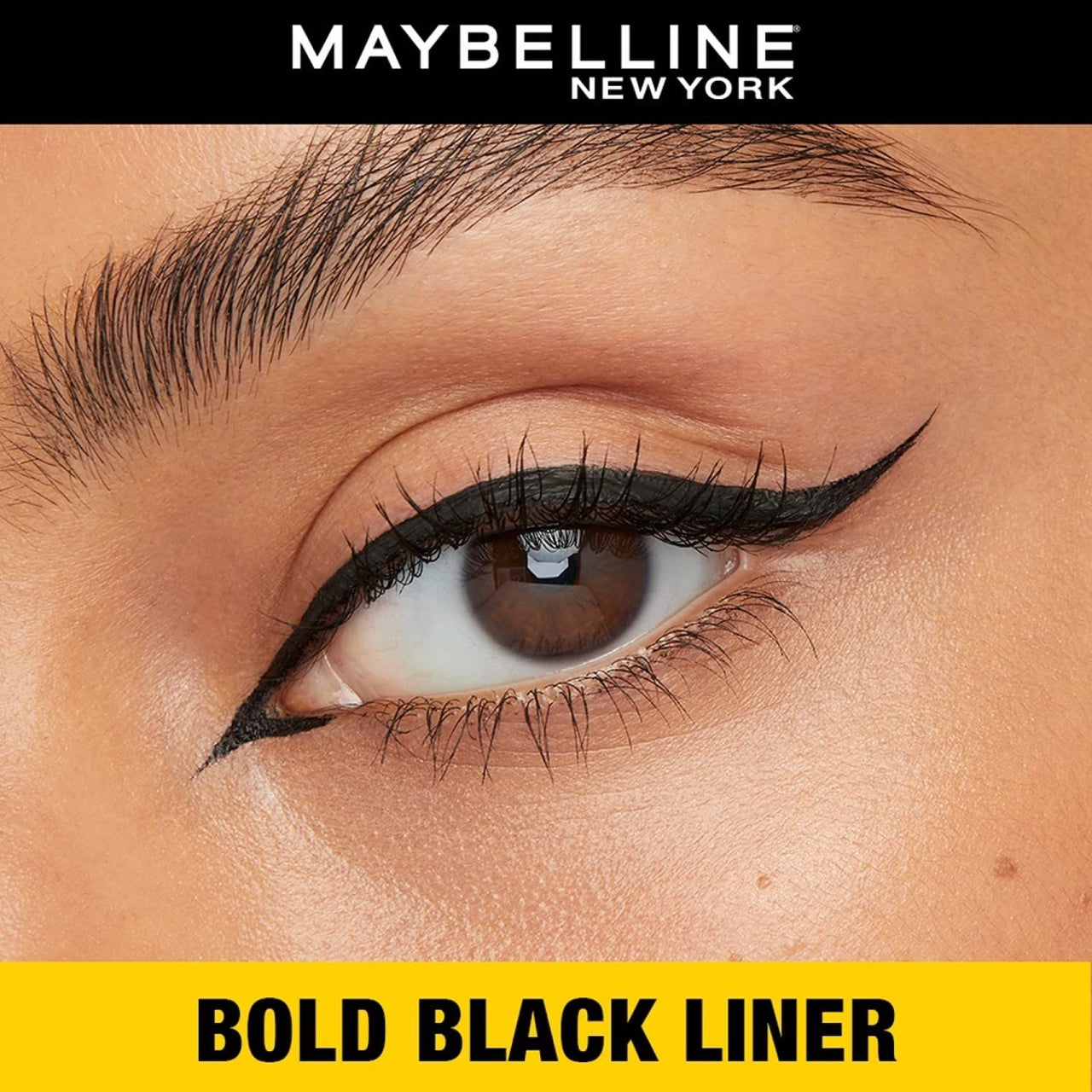 Maybelline New York Eyeliner, Smudge-proof and waterproof, Long-lasting, Liquid Colossal Bold Liner, Black, 3g (Pack of 2) Matte Finish