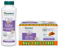 Himalaya Baby Powder (400g) & Himalaya Gentle Baby Soap (4N*75g)