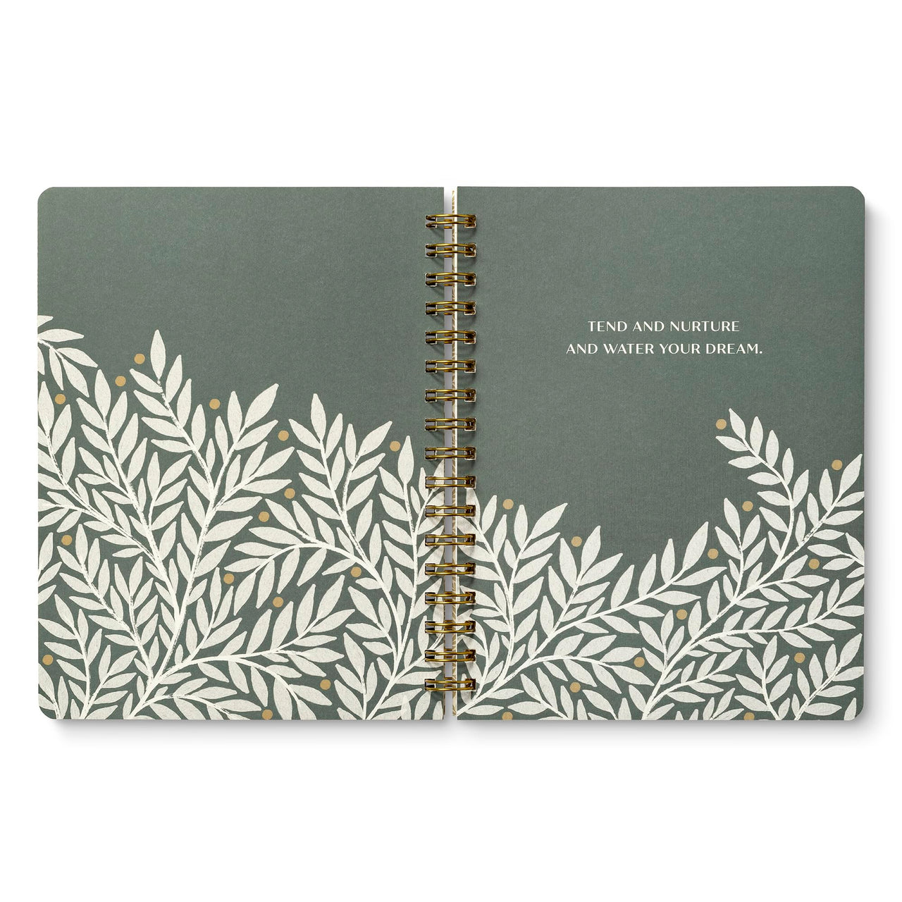 Compendium Spiral Notebook – Good Things Are Always Beginning – A Designer Spiral Notebook with 192 Lined Pages, College Ruled, 7.5”W x 9.25”H