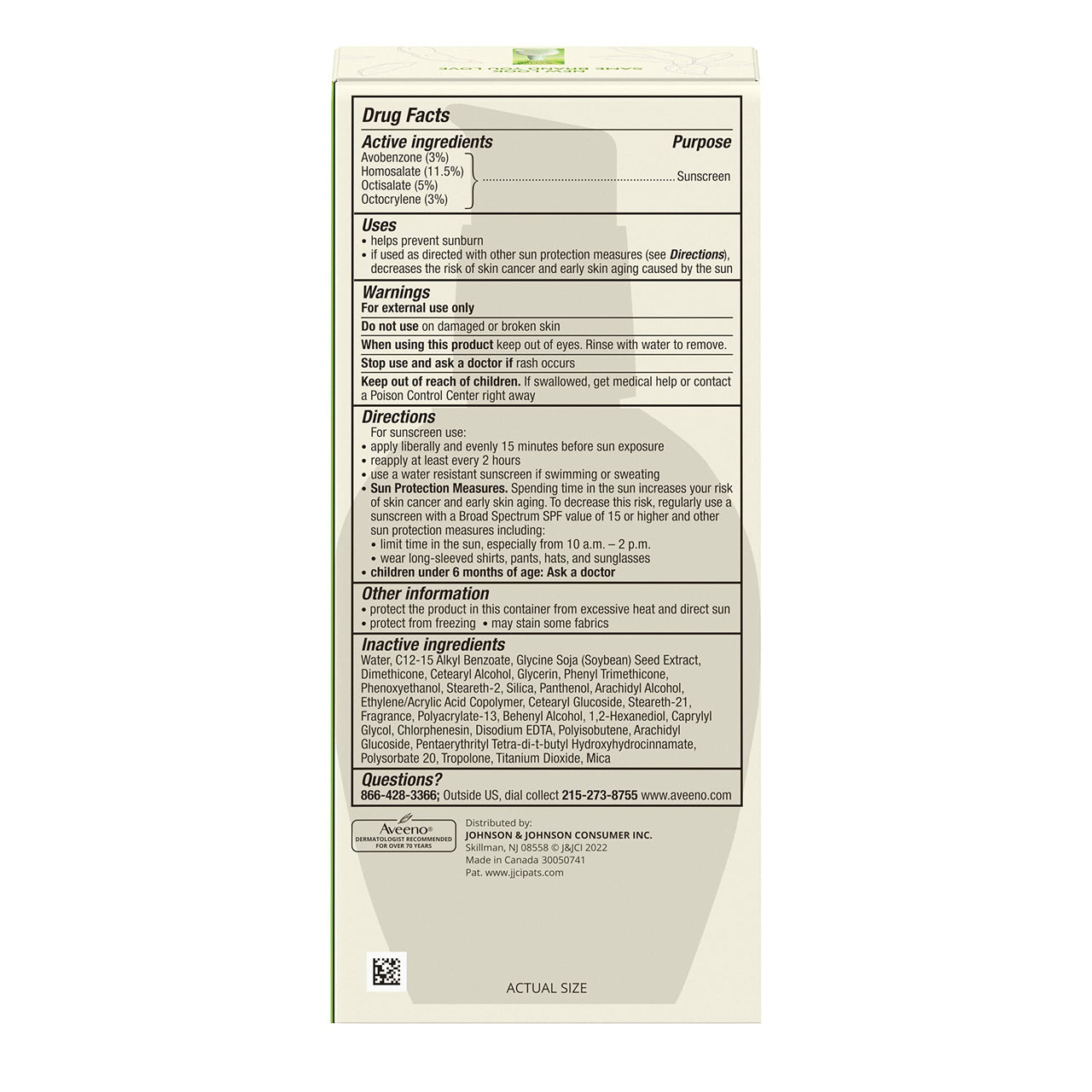 Aveeno Positively Radiant Liquid Skin Daily Moisturizer Spf 15, 4 Ounce