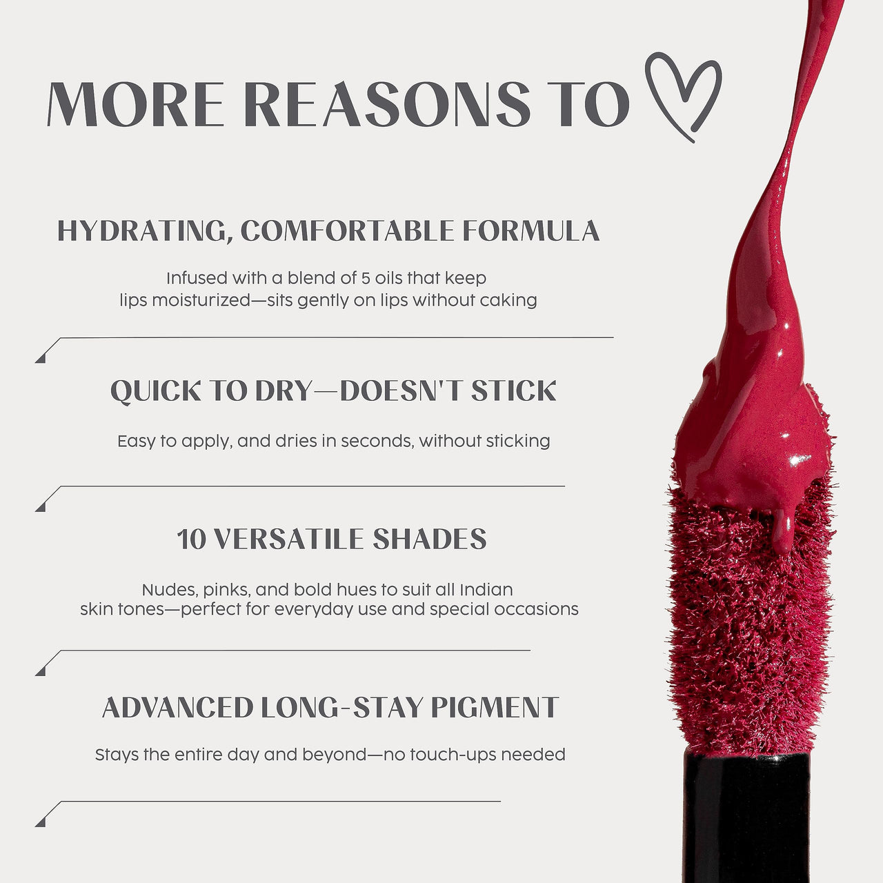 HOUSE OF MAKEUP Matte Hydrating Liquid Lipstick