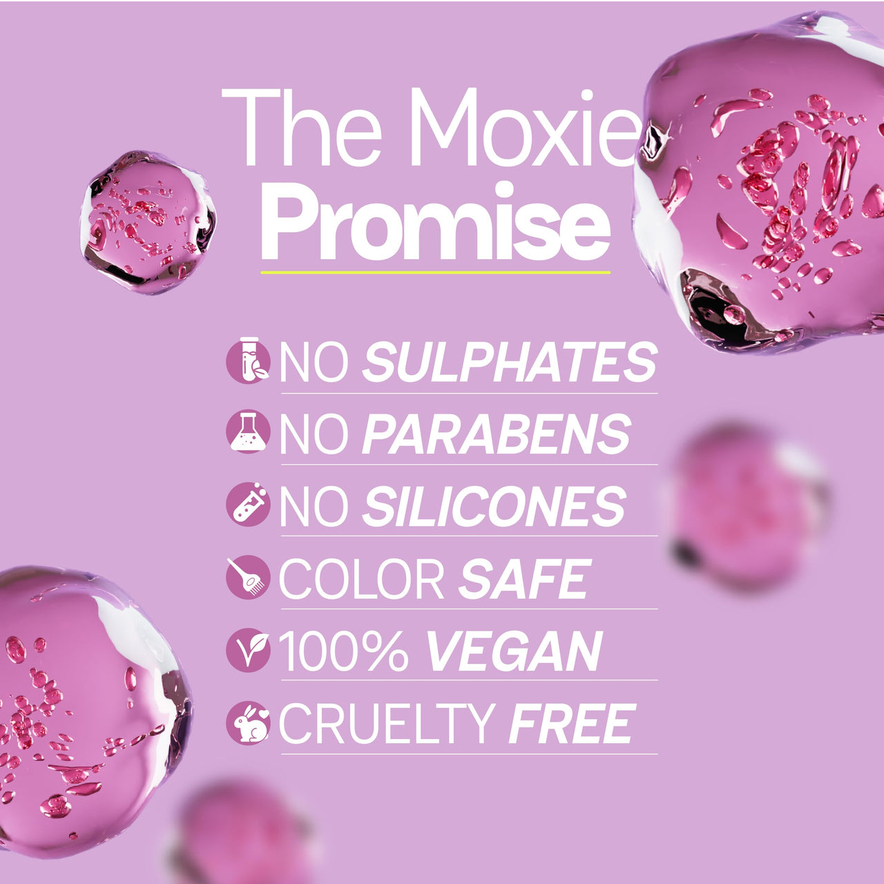 Moxie Beauty Hyaluronic Acid Hydrating Conditioner | Deep Moisture & Frizz Control | Strengthens & Smoothens Hair | 120ml