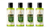 Khadi Organique Herbal Natural Aloevera Hair Shampoo Pack of 4