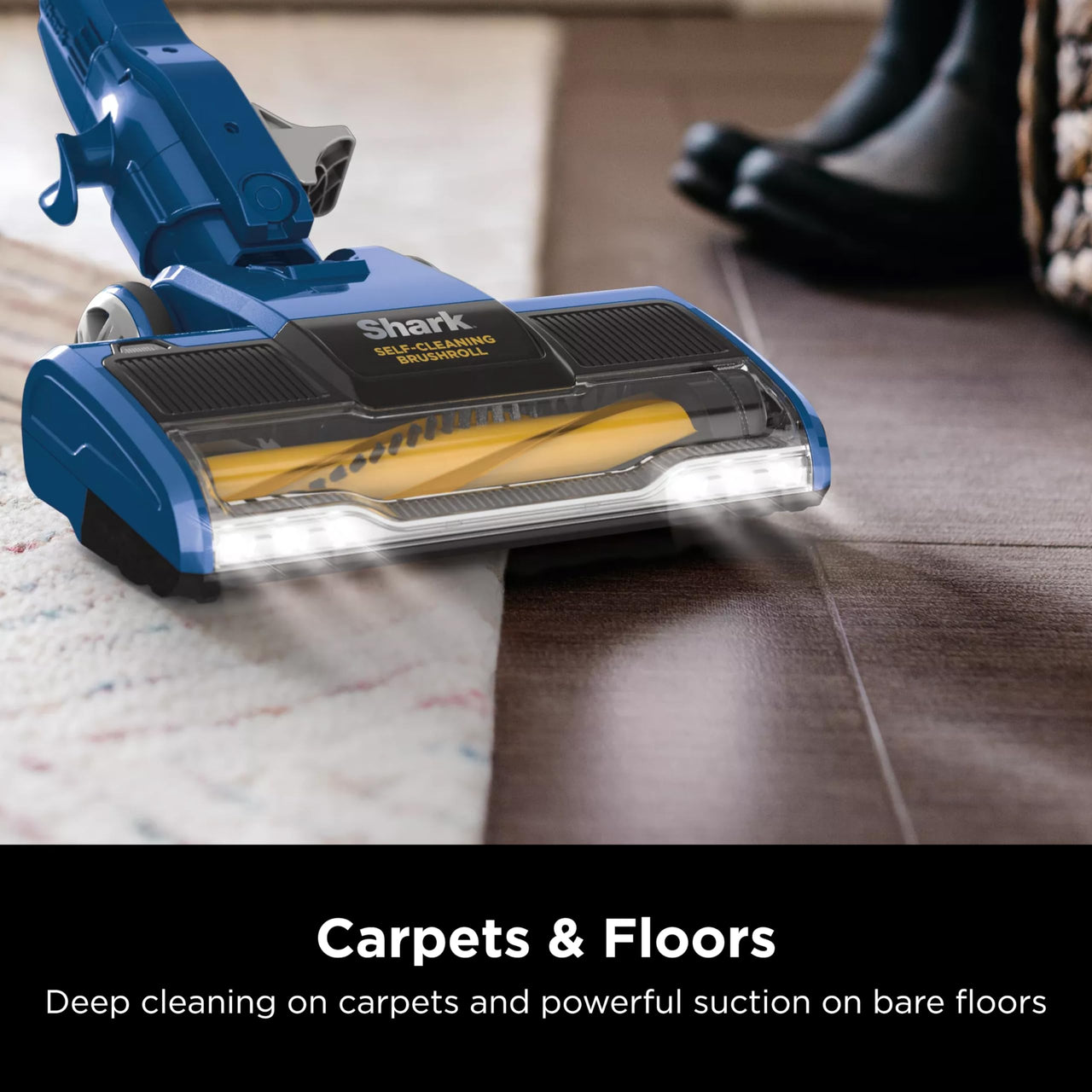 Shark HV322 Rocket Deluxe Pro Corded Stick Vacuum with LED Headlights, XL Dust Cup, Lightweight, Perfect for Pet Hair Pickup, Converts to a Hand Vacuum, with Pet Attachments, Bordeaux/Silver Pet Multi-Tool