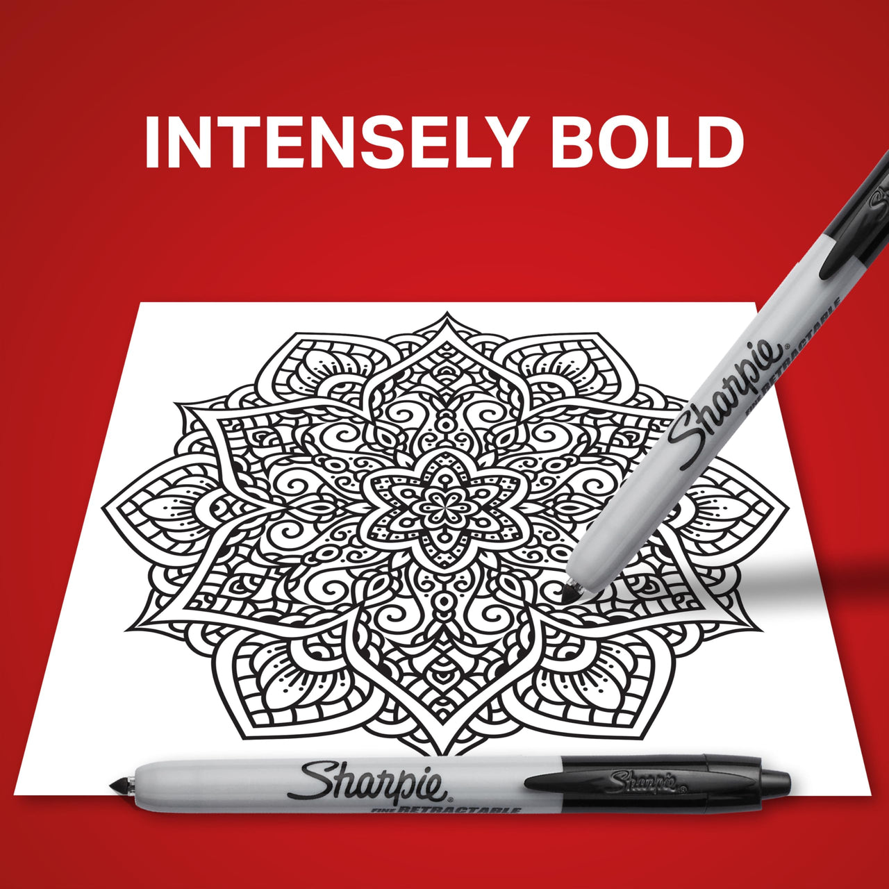 Sharpie Retractable Permanent Markers, Fine Tip Marker Set, Office Supplies, Teacher Supplies, Black, 12 Count 12 Count Black