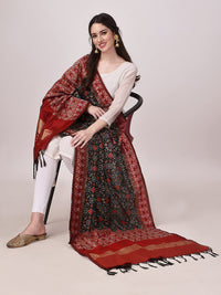 KAPAAHA Women's  Woven Silk Bandhani Patola Dupatta, Width 45 inch, Length 2.5 meter