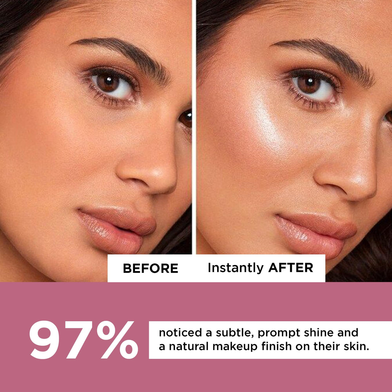 Orgatre Strobe Glow Cream for Instant Face Radiance | Primer Highlighter Moisturizer with Vitamin C, Almond Oil, Niacinamide & Hyaluronic Acid | Makeup Base for Oily Acne-Prone Skin | Pink Shade | 30g