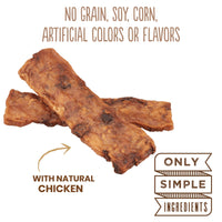 Cloud Star Wag More Bark Less Chicken & Sweet Potato Recipe Grain-Free Jerky Dog Treats 10 Ounce Bag, Model: 693804191113