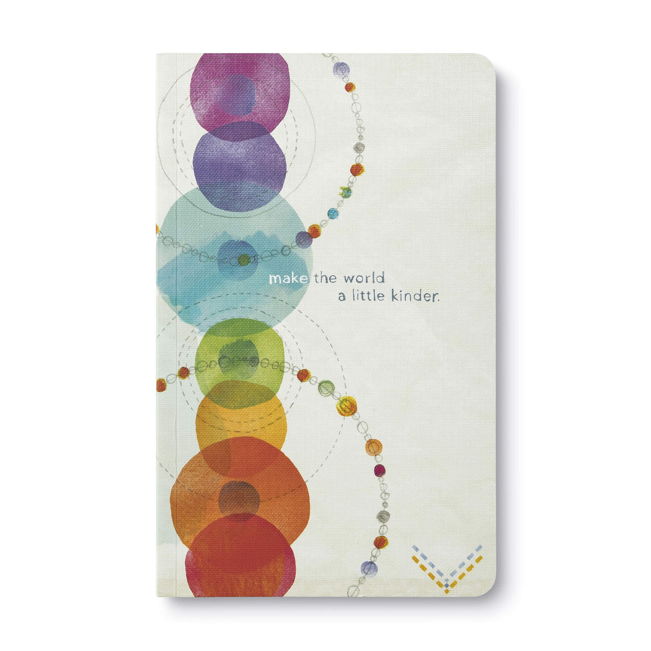Compendium Softcover Journal - Make the World a Little Kinder. – A Write Now Journal with 128 Lined Pages, 5″W x 8″H Make the world a little kinder.