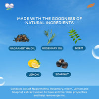 Himalaya Germ Free Baby Laundry Wash 1 L Bottle & Germ Free Baby Laundry Wash Liquid, 1 L Pouch, White, (7004801)