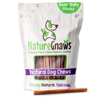 Nature Gnaws Small Bully Sticks for Dogs - Premium Natural Beef Dental Bones - Long Lasting Dog Chew Treats for Small Dogs & Puppies - Rawhide Free 15 Count (Pack of 1) 15 Count (Pack of 1)