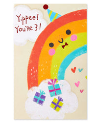 American Greetings 3rd Birthday Card (Yippee) Yippee