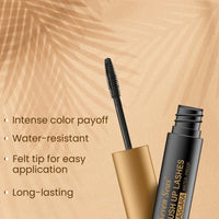 Seven Seas Push Up Lashes Mascara 10 g (Black) - For Women - Long Lasting WaterProof, Instant Volume & Glossy Looks.
