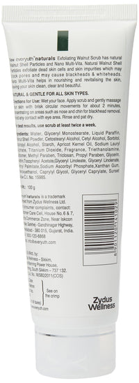 Himalaya Moisturizing Aloe Vera Face Wash, 200ml and Everyuth Naturals Exfoliating Walnut Scrub, 100g