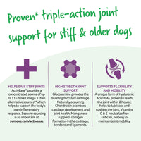 YuMOVE Daily Chews | Hip and Joint Supplement for Large & X Large Dogs with Glucosamine, Hyaluronic Acid, Green Lipped Mussel | 60 Chews - 1 Month's  Supply