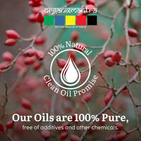 Organix Mantra Rosehip Seed Body Oil for Face Wrinkles, Fine Lines, Under Eye, Curly Hair | 100% Pure, Natural & Cold Pressed Oil, 30ML