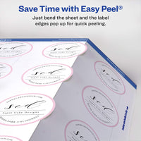Avery Printable Round Labels with Sure Feed, 2