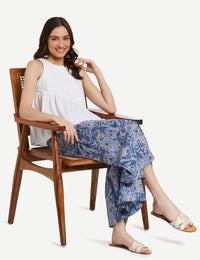 Amazon Brand - Myx Women's  Relaxed Bottom (215_Light Blue_L)