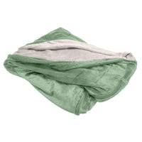 Furhaven Replacement Dog Bed Cover Microvelvet Snuggery, Machine Washable - Sage, 26-inch Microvelvet Sage 26.0
