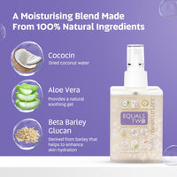 EQUALSTWO Baby Moisturizer, 500ml, 100% Natural Coconut based Daily Baby Skin Care Body Lotion for Nourishing Skin, All Skin Types, PH 5.5, Dermatalogically Tested, No Parabens No Sulphates, Pack 2