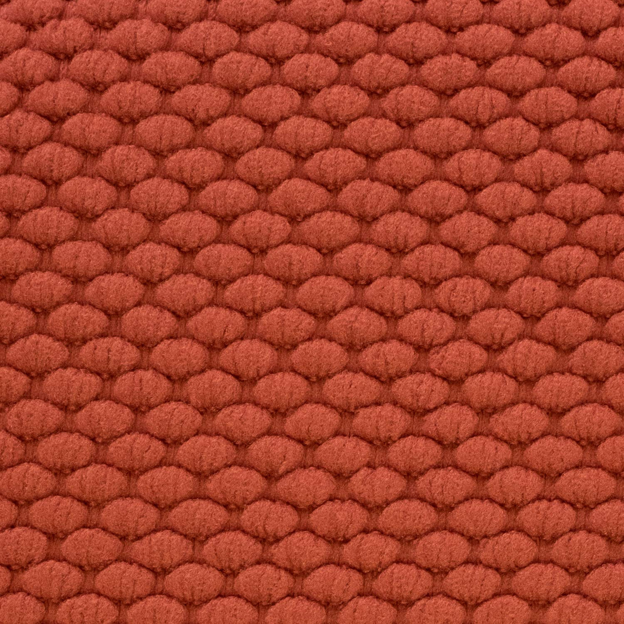 Sweet Home Collection Chair Cushion Memory Foam Pads Honeycomb Pattern Slip Non Skid Rubber Back Rounded Square 16" x 16" Seat Cover, 2 Pack, Rust