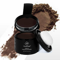 StyleMake Enrich Hairline Powder for Women & Men | Root Touch Up for Grey Hair | Hair Toppers | Hair Cover-Up Powder | Instantly Covers Hair Loss, Patches, and Grey Hair on Beard, (Medium Brown, 4 g)