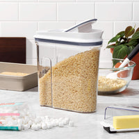 OXO Good Grips Airtight POP Large Cereal Dispenser (4.5 Qt),White 4.5 Qt - Bulk Cereal