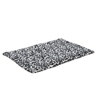 Furhaven ThermaNAP Self-Warming Cat Bed for Indoor Cats & Large/Medium Dogs, Washable & Reflects Body Heat - Quilted Faux Fur Reflective Bed Mat - Snow Leopard, Large