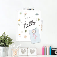 U Brands Contempo Magnetic Dry Erase Board Kit, Set of 19, 11”x14”, Fall Floral, Includes Magnets, Markers Fall Floral (19 pieces) 11'' x 14''