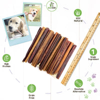 Nature Gnaws Small Bully Sticks for Dogs - Premium Natural Beef Dental Bones - Long Lasting Dog Chew Treats for Small Dogs & Puppies - Rawhide Free 15 Count (Pack of 1) 15 Count (Pack of 1)