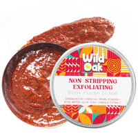 WildOak Aloevera, Sandalwood, Hibiscus Body Scrub | Lightens Dark Area like Neck & Elbows | Smoothen Bumpy Legs & Hands | Remove Dead Skin | Enriched with Pearl Paste, Orange Peel, Rose | 100gm