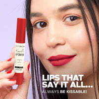 Hilary Rhoda Kissable Lip Crayon |12-Hour Stay | Highly Pigmented Matte Finish | Smudge-Proof & Transfer proof Lipstick | Retractable Lip Crayon | 3.5g - (Deep Maroon | Shade 24)