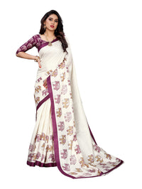 Pisara Women Khadi Silk Printed Saree