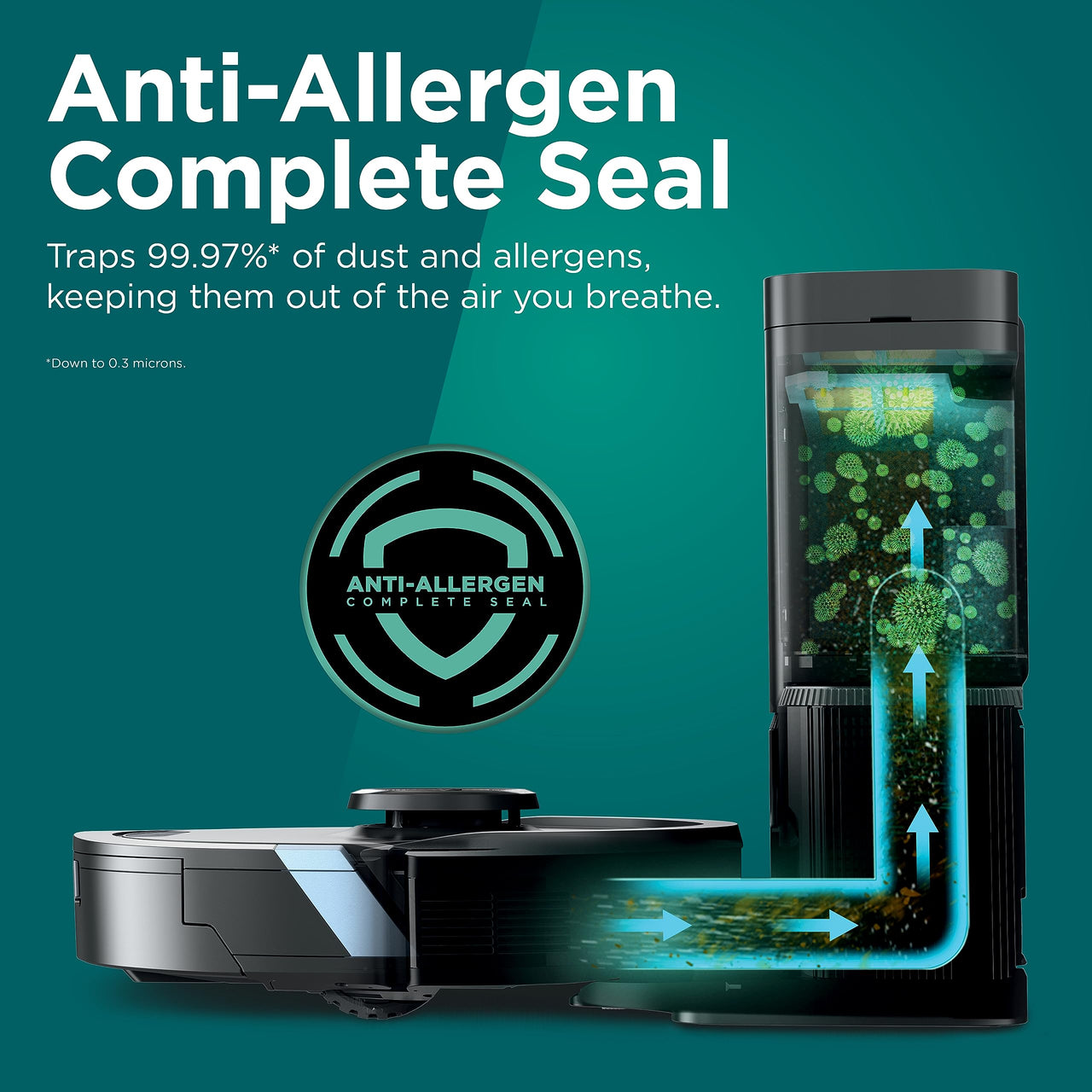 Shark Matrix Plus 2in1 Robot Vacuum & Mop with Sonic Mopping, Matrix Clean, Home Mapping, HEPA Bagless Self Empty Base, CleanEdge, for Pet Hair, WiFi, Black/Mocha, AV2630WA Wet and Dry Self-Empty + Mocha