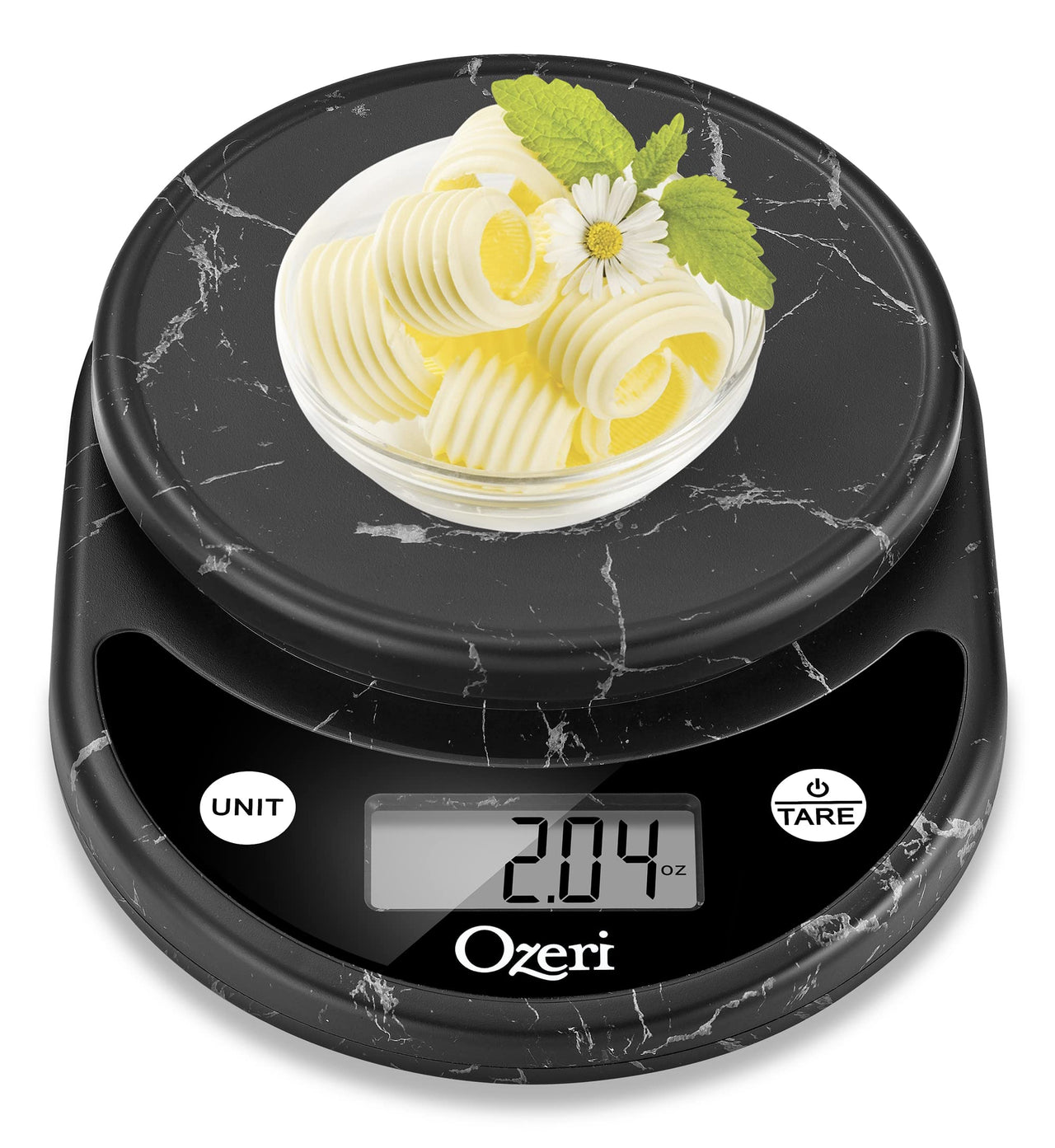 Ozeri Pronto Digital Multifunction Kitchen and Food Scale,Black Marble