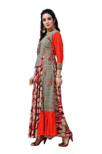madhuram textiles Women Rayon Kurta