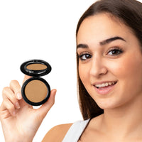 RENEE Pro HD 3-IN-1 Compact - Noix, Compact Powder, Concealer & Foundation, SPF 20, Matte Finish, High Coverage, Ultralight & Silky Smooth Finish For All Skin With Vitamin E, C & Aloe Vera (Beige)