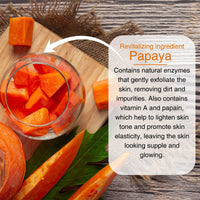 Ayouthveda Papaya Vera Face Wash with Real Papaya Extract | Deep Cleanser for Dry to Normal Skin | Removes Dullness, Dark Spots, & Impurities | Sulfate-Free Gentle Formula | (100 g)