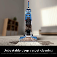 Shark EX201 CarpetXpert Upright Carpet, Area Rug & Upholstery Cleaner with StainStriker, Built-in Spot & Stain Cleaner, Perfect for Pets, Deep Cleaning & Tough Stain Removal, Carpet Shampooer, Cyan Shark CarpetXpert with StainStriker