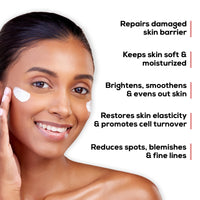 RENEE Immortal All-in-One Face Cream - Brightens, Repairs Skin, Reduces Spots & Fine Lines with Vitamin C, Niacinamide, Lactic Acid, Hyaluronic Acid, Peptides, Ceramides