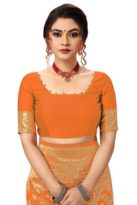 Nivah Fashion Women's  Banarasi Art Silk Saree with Blouse Piece