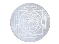Selenite Crystal Charging Plate For Crystals And Healing Stones, 4.5